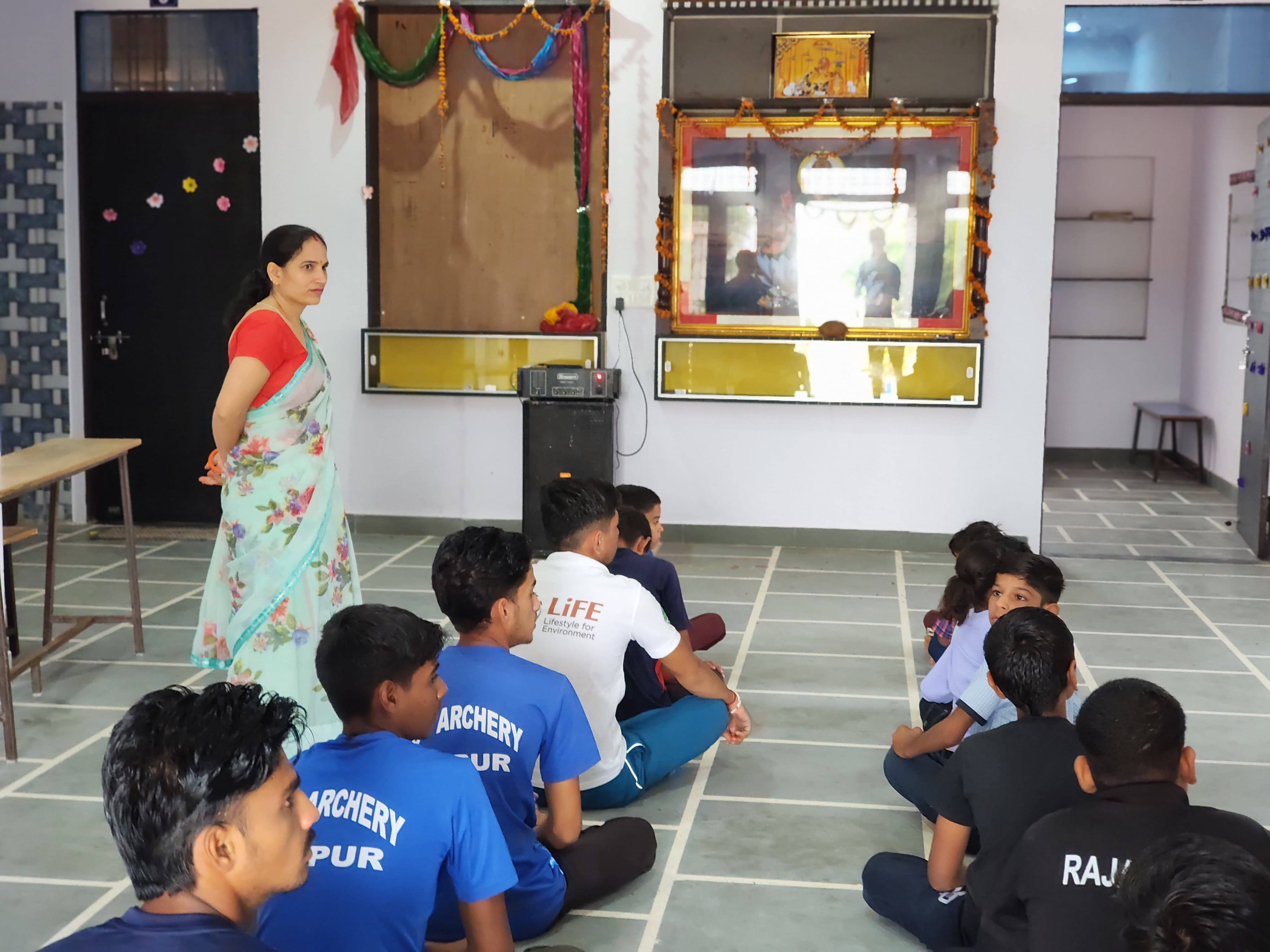 Students in classroom